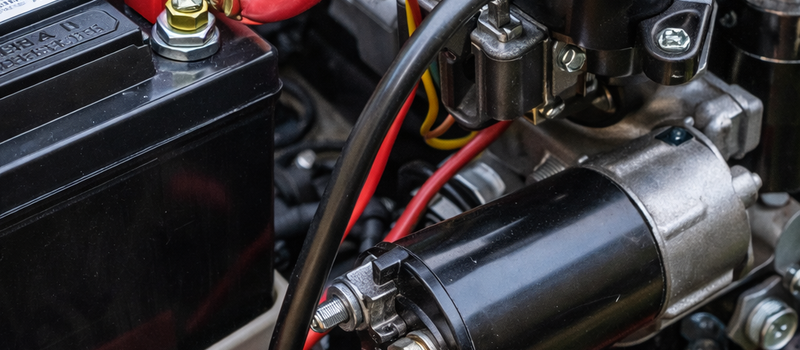 circuit d�marreur batterie